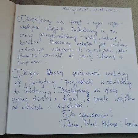 Dom wakacyjny Brzozowy Zakątek *