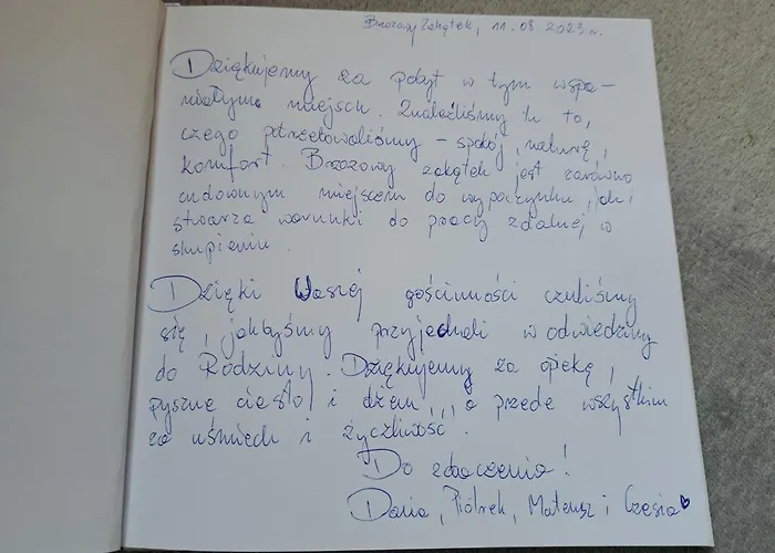 Ferienhaus Brzozowy Zakatek *